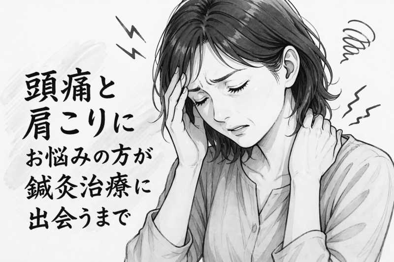 頭痛や肩こりにはり治療