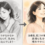 鍼灸治療をすると肩こりのお悩みが楽に